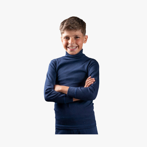 Boy's thermal Hi-Neck T-Shirt