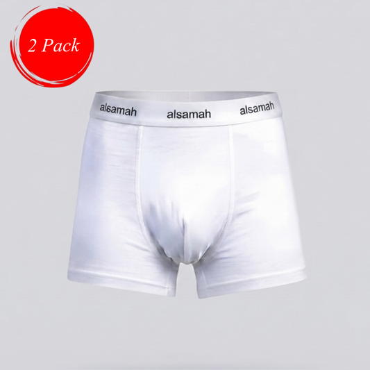 2-Pack 95% Cotton 5% Elastane Men's Boxer Brief
