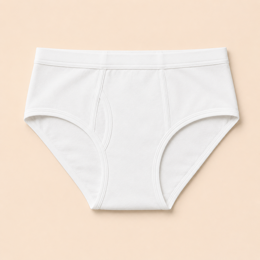 3- pack Boys' White Cotton Briefs