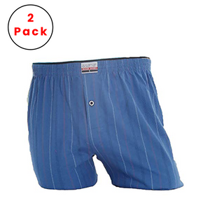 2-Pack 100% Cotton Men's Striped short