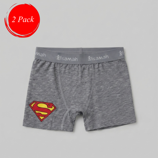 96% Cotton  Elastane 4% Printed Boys Boxer