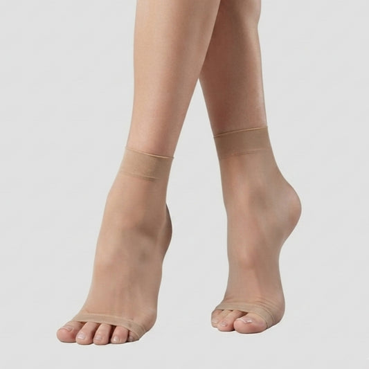 Semi Sheer 15 Den, Silk Reflections,  Sandal Foot Socks