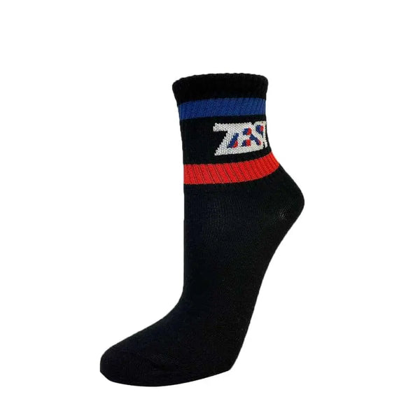 Short crew patterned funky socks