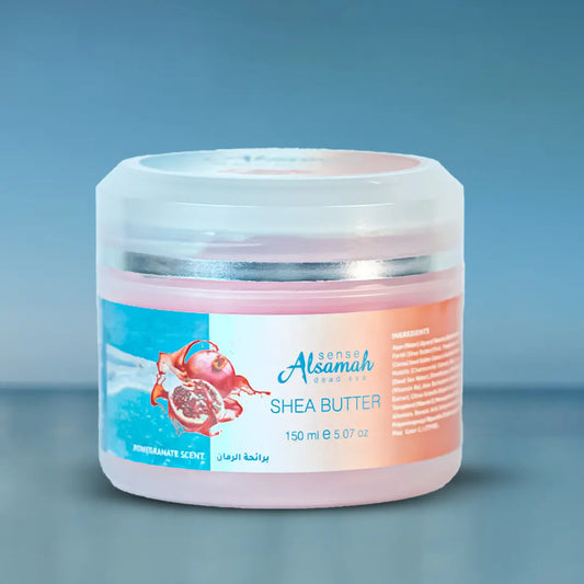 Shea Body Butter with Dead Sea Minerals & Salts Pomegranate Scent