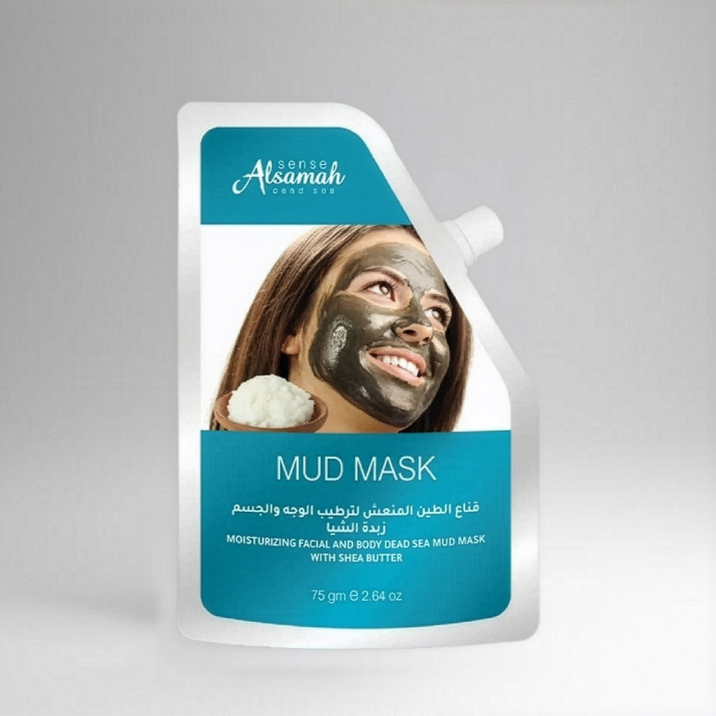 قناع الطين المرطب بخلاصة زبدة الشيا