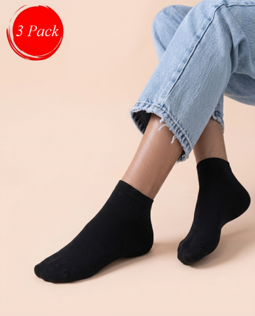 Women's Cotton Crew Socks (وسط)