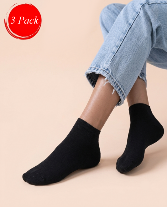Women's Cotton Crew Socks (وسط)