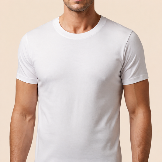 2- pack Men's Crew-Neck Cotton Undershirt 100%