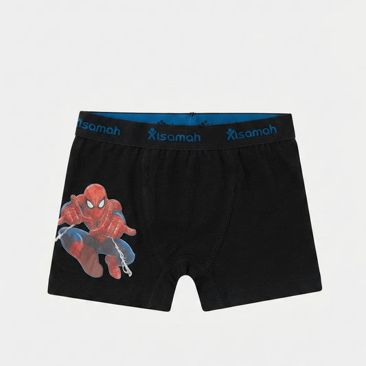 96% Cotton  Elastane 4% Printed Boys Boxer