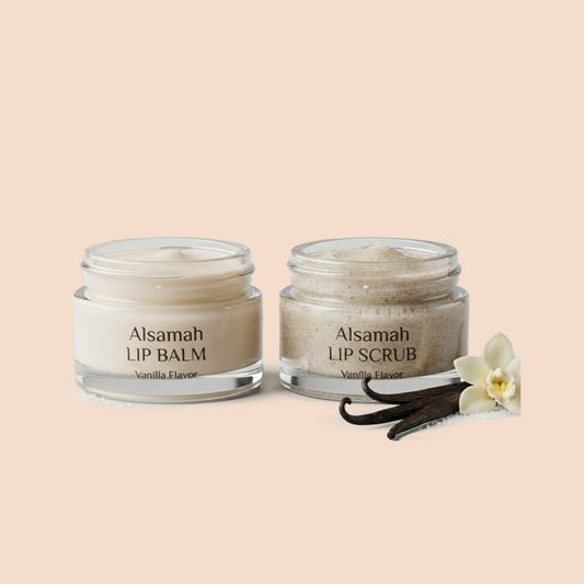 Vanilla-Flavored Lip Scrub and Lip Balm