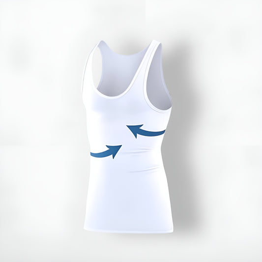 Microfiber 88% Elastane 12% Men's Corset Tank Top