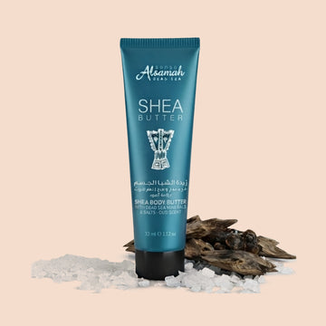 Shea Body Butter Tube -Aoud Scent with Dead Sea Minerals