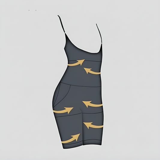 Open Breast Boxer Corset With Long-Traoser Leg T4410