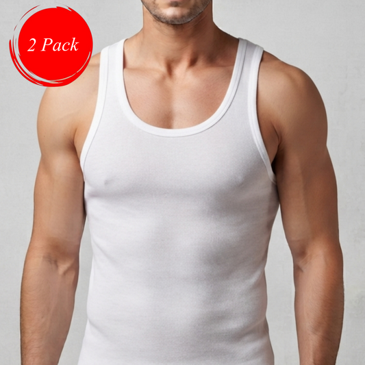 2-Pack , 100% Cotton Tank Top