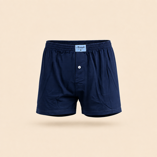 2-Pack Men's Solid Button-Fly Cotton Shorts