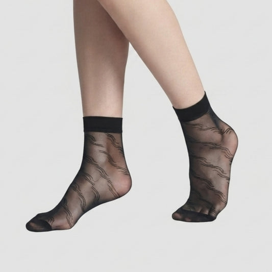 Fashion, media Style, Ultra Sheer 20 Den Patterned Socks