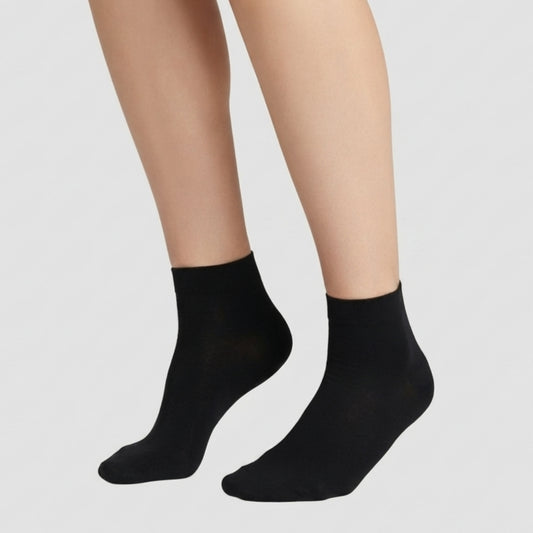 Leen 80 Den, Velvet Touch, Reinforced Toe Socks