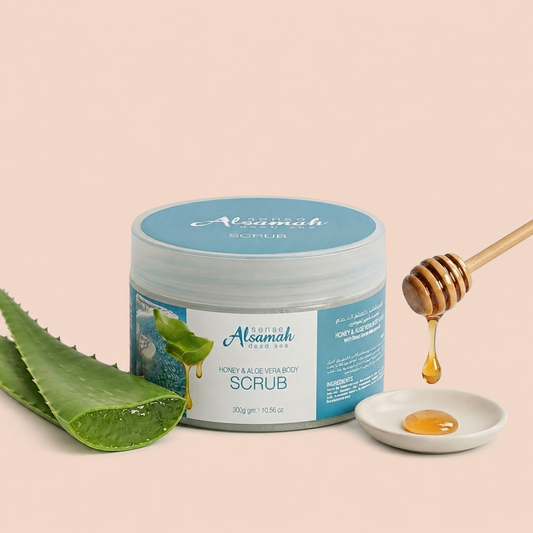 Honey & Aloe Vera Foam Scrub with Dead Sea Minerals