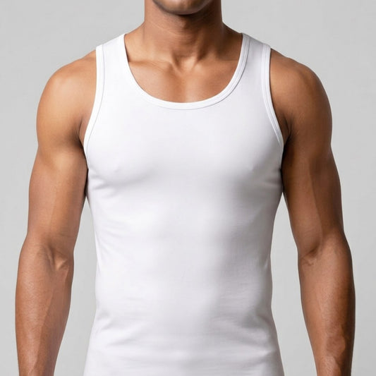 96% Cotton, 4% Elastane Tank Top