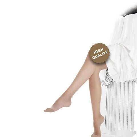 كولون نسائي مرن شفاف 8 دن و بأصبع قدم مقوى سهل التحكم بمنطقة الخصر العلوية