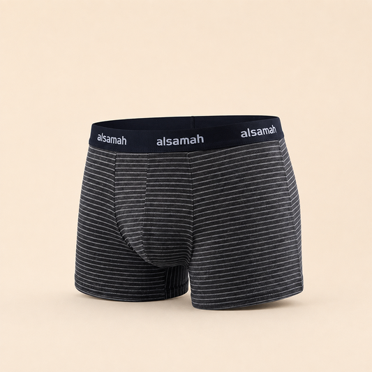 2-pack Men's Striped Short Boxer Briefs