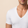 Men's Cotton-Lycra V-Neck Undershirt