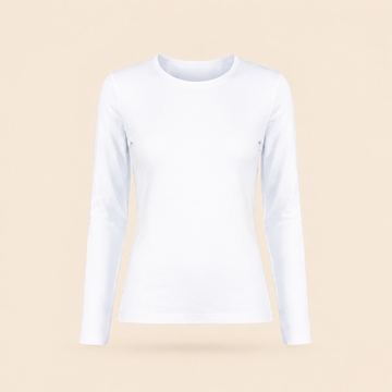 Women's Cotton-Lycra Long-Sleeve Top 4443