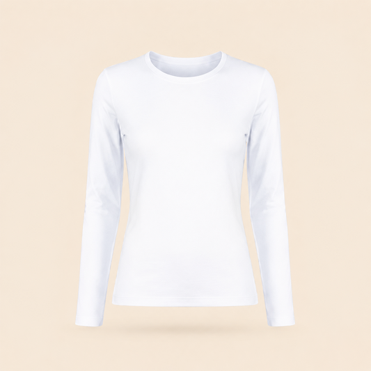 Women's Cotton-Lycra Long-Sleeve Top 4443