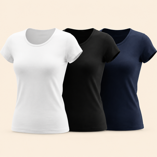 96% Cotton 4% Elastane Short Sleeves 4444