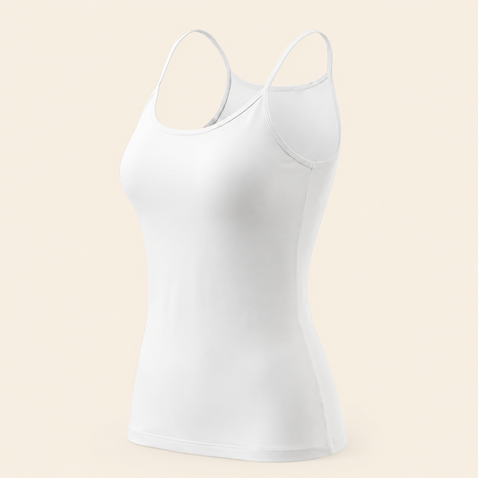 Women's Cotton-Lycra Thin-Strap Camisole 4441