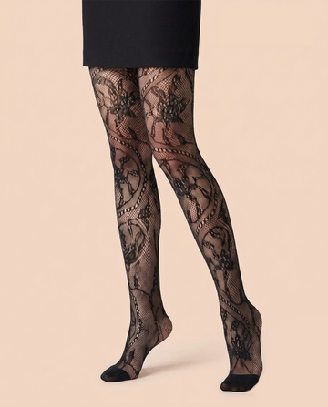 Women's Patterned Fishnet Tights