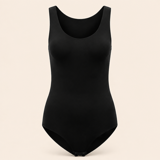 Seamless Wide-Strap Brief Bodysuit