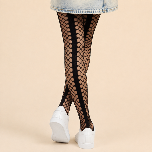 Girls' Talia Fishnet Tights