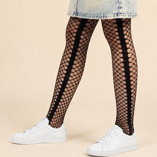Girls' Talia Fishnet Tights