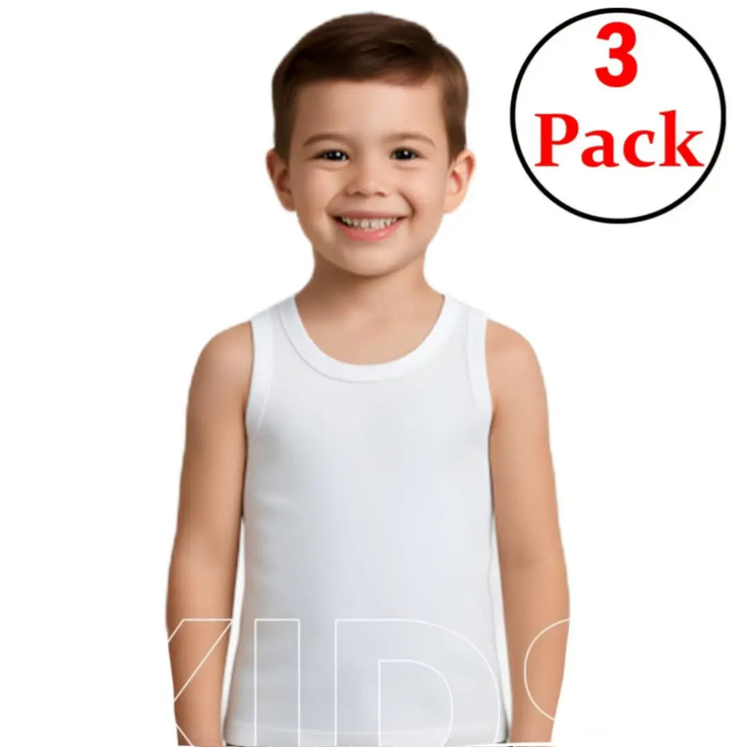100% Cotton Boy's Tank Top
