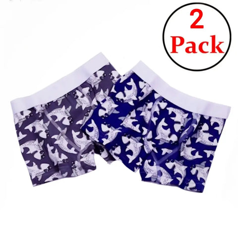 96% Cotton  Elastane 4% Printed Boys Boxer