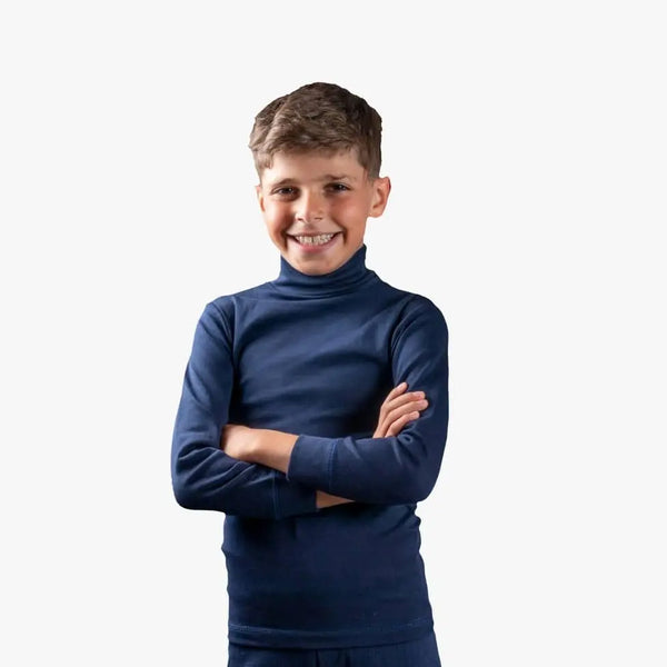 Boy's Rib Hi-Neck T-Shirt