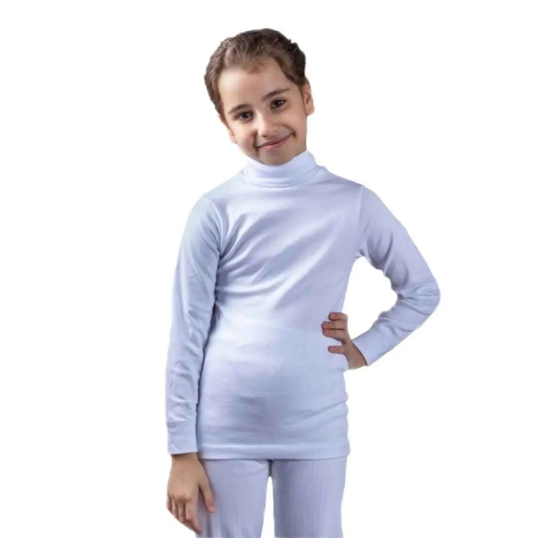 girl's Rib Hi-Neck T-Shirt