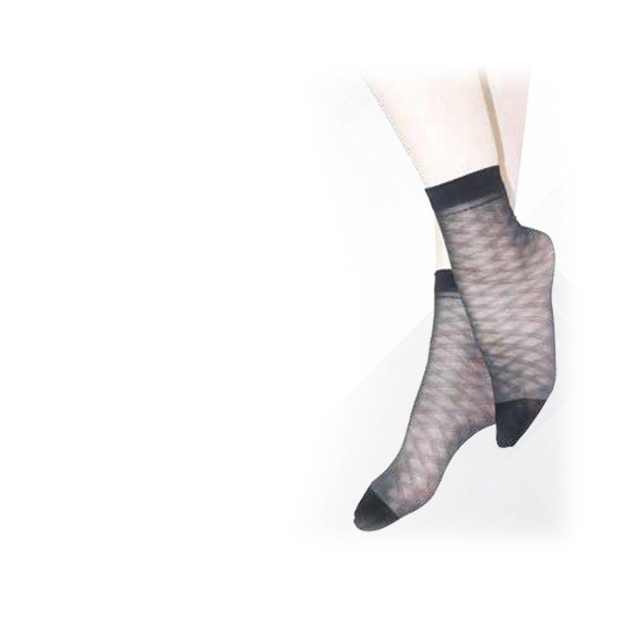 Fashion, romi Style, Ultra Sheer 20 Den Patterned Socks