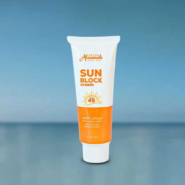 كريم واقي من الشمس مع معادن واملاح البحر الميت(SPF45)