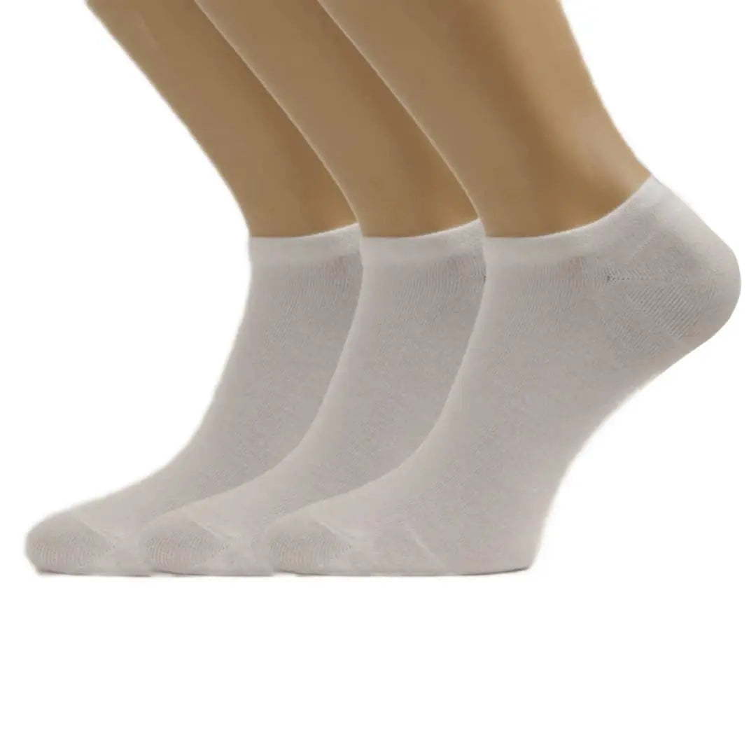 3-Pack Women No-Show Simple, Sport Cotton socks(قصير)