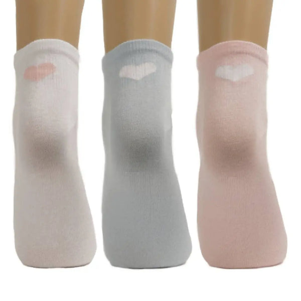3-Pack Women ankle Patterned Sport Cotton socks