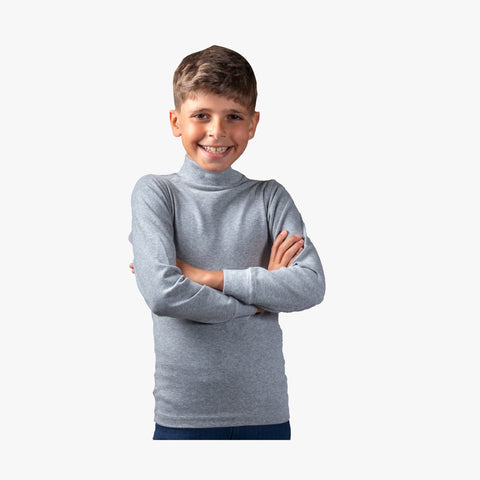 Boy's thermal Hi-Neck T-Shirt