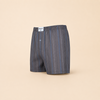 2-Pack Men's Striped Button-Fly Cotton Shorts