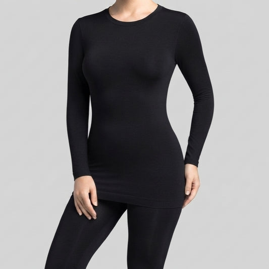 Body Dress Round Neck long sleeved top T3324