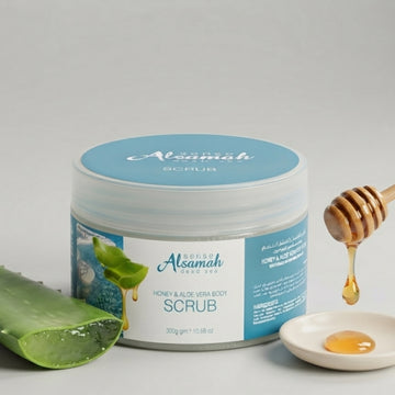 Honey & Aloe Vera Foam Scrub with Dead Sea Minerals