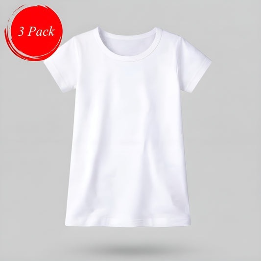 100% Cotton Boys' Crewneck Undershirt
