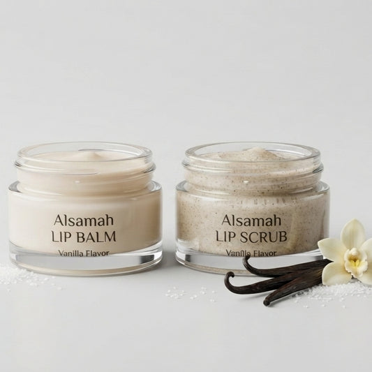 Vanilla-Flavored Lip Scrub and Lip Balm