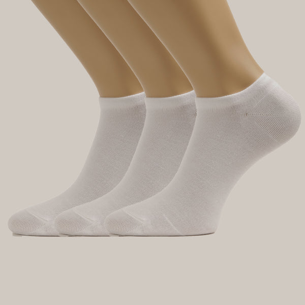 3-Pack Women No-Show Simple, Sport Cotton socks