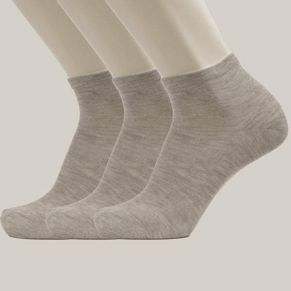 3-Pack Men Ankle Simple Sport Cotton socks
